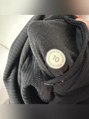 Lululemon Align Ribbed High-Rise Crop 23" Leggings Black thumbnail 7