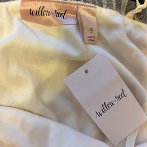 Willow + Root Ivory Lace Tank Top thumbnail 6