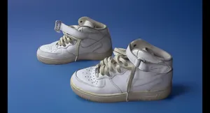 White Air Nike Force 1 mid  thumbnail 3