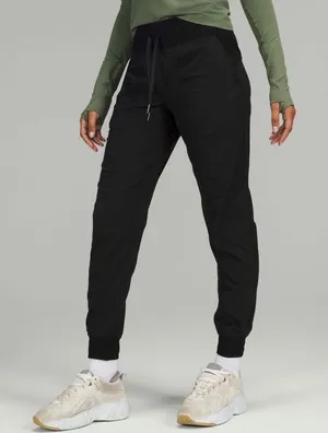 Lululemon Women's Dance‎ Studio Mid Rise Jogger Full Length Black Night Size 4 thumbnail 1