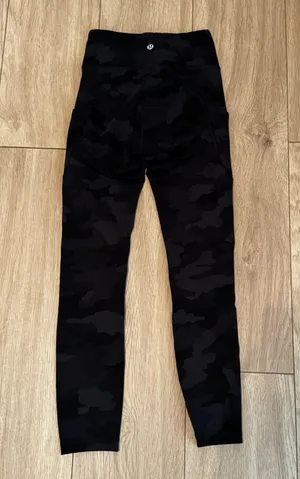 Black Camo Lululemon Leggings thumbnail 1