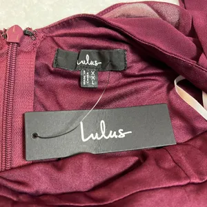 NEW Lulus Sincerely Poised Plum Backless Bustier Tiered Maxi Dress Size XXL HOCO thumbnail 7