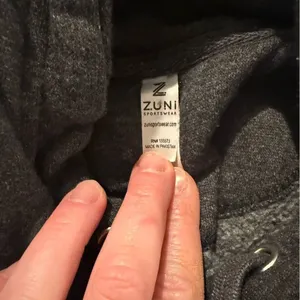 Zuni Sportswear Chicago Windy City Grey Hoodie Sweater Size Medium. thumbnail 4