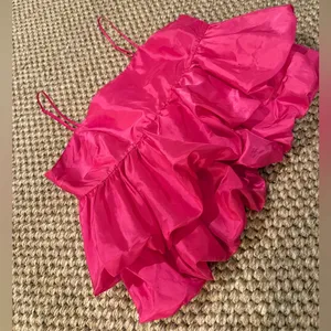 A new day Target magenta bubble ruffle pink tiered blouse women’s size XL thumbnail 4