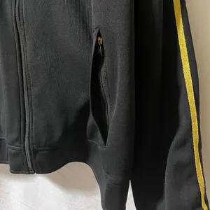 Lauren Ralph Lauren Active Jacket Women's‎ L Black Metallic Gold Crest Trim thumbnail 5
