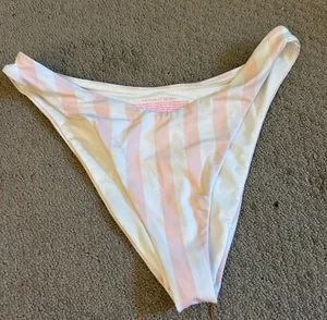 Victoria's Secret Striped Bikini Bottoms thumbnail 1