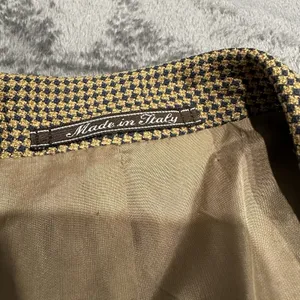 Lubiam Blazer Sports Coat Jacket Men's 50R Wool/Silk Plaid‎ Made In Italy thumbnail 3