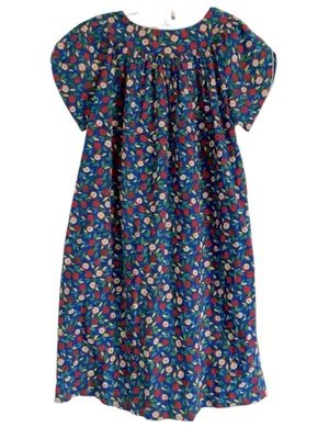 Printfresh Anthro Cottage-core delicious Retro Dreams Nightgown Dress Apples XS thumbnail 6