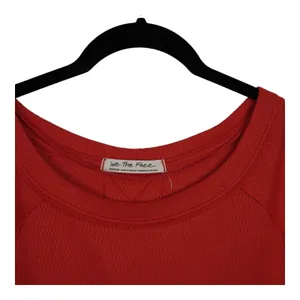 We The Free People Red Thermal Top Women Medium Thumbhole Slit Gorpcore thumbnail 4