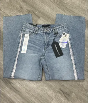 Mid rise baggy wide leg jeans Blue Size 29 thumbnail 3
