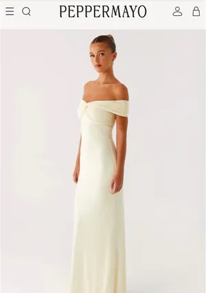 Peppermayo Maxi Dress - Butter Yellow thumbnail 2