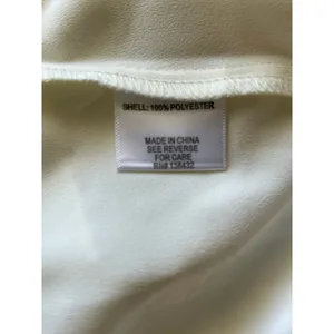 Mod cloth cream blouse top XS career lightweight dainty thumbnail 5