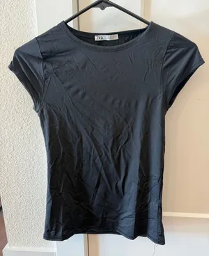 ZARA Fitted Top Black thumbnail 1