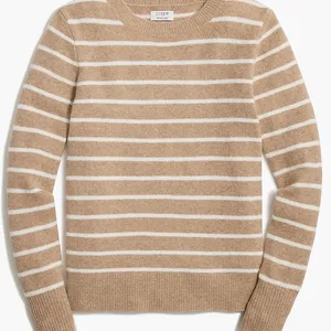 SOLD casual Striped crewneck‎ sweater in extra-soft yarn size M thumbnail 3