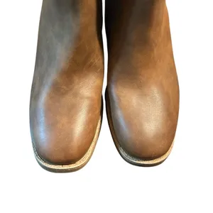 Born Tan Block Heel Ankle Boots(Size 9M) Brown thumbnail 4
