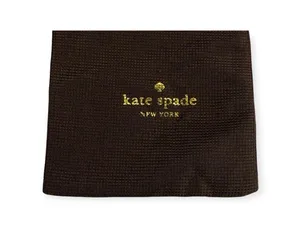 new Kate Spade KSNY  Dainty Jewelry Drawstring Pouch Dustbag  Brown + Pink  thumbnail 3