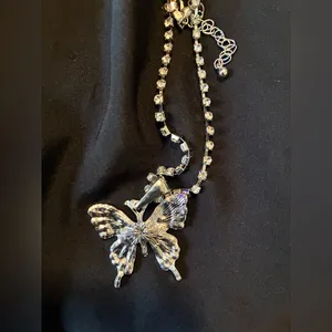Butterfly Tennis Necklace thumbnail 3