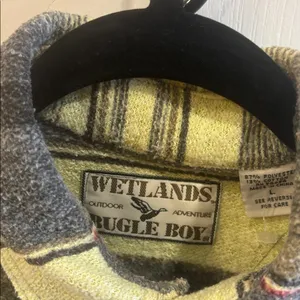 Bugle Boy Wetlands Outdoor Apparel Chartreuse/Minty Green Blue Red Shacket thumbnail 5
