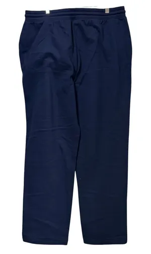 Style & Co Womens Navy Blue Straight Fit Mid Rise Fleece Sweatpants Large NWT thumbnail 1