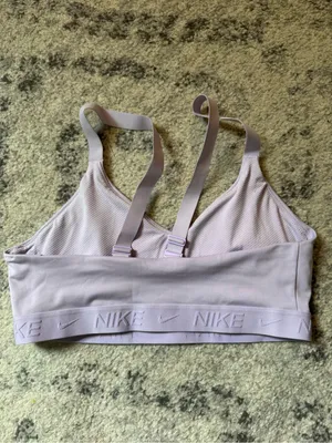 Nike Low-Impact Bralette with Embossed Logo thumbnail 2