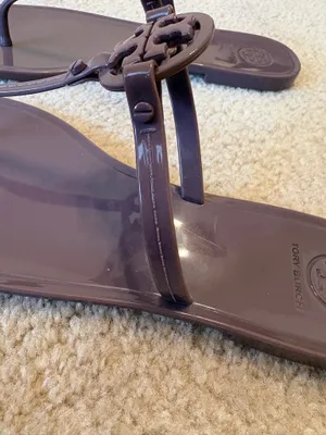 Tory Burch Mini Miller Jelly Sandals Purple  thumbnail 8