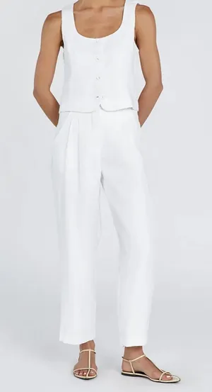 Dissh Linen Tapered Pant Size 2 thumbnail 1