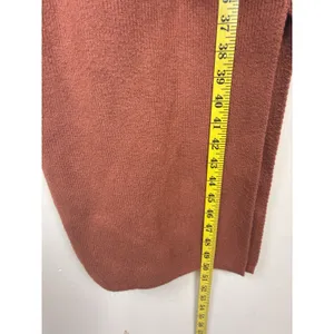 Petal + Pup Knit Sweater Midi Dress Size 2 Rust Terracotta V Neck Long Sleeve thumbnail 13