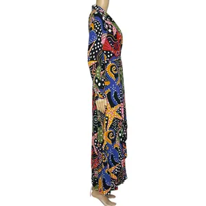 FARM RIO Under The Sea Maxi Dress, Multicolor, XS thumbnail 13