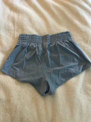 Aerie OFFLINE blue flowy shorts thumbnail 3