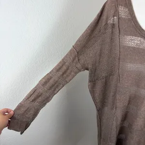 Free People Wild horses brown Henley tunic top thumbnail 3