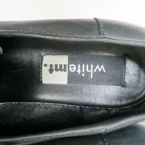 Vintage 90s Whitemt Black Leather Heeled Loafers - Brookline thumbnail 9
