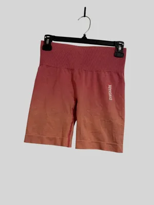 Gymshark Women's Ombre High-Waist Bike Shorts - Rose to Peach thumbnail 2