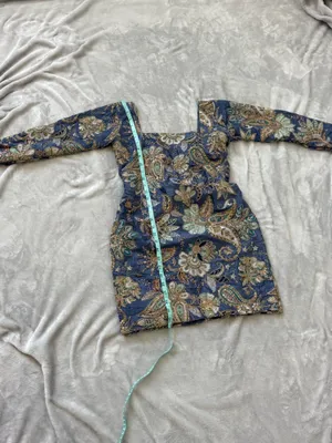 Blue Embroidered Kameez / Kurti Size XS thumbnail 5