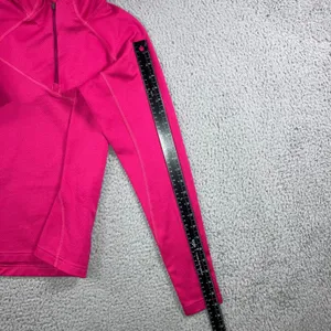 Salomon Quarter Zip‎ Women Small Pink Long Sleeve Athletic Pullover Outdoor thumbnail 4