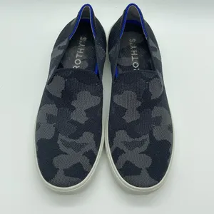 Rothys Shoes Women Sz 8 Original Sneaker Gray Camo‎ Comfort Slip On Flats thumbnail 3