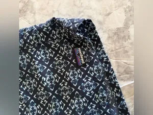 Patagonia Blue Baggie Patterned Women's Athletic Shorts thumbnail 2