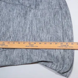 Lululemon Cypress Kiss Long Sleeve Top Women Size 12 Grey Space Dye Thumbholes thumbnail 9