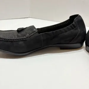SAS Hope Loafers Flats Shoes Women's Size 10W Black Leather Slip On Career thumbnail 6