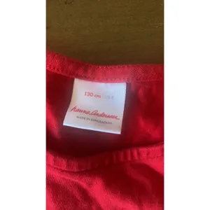 Hanna Andersson Peeking Deer Pocket Dress Womens Size 8 Red Woodland Cotton thumbnail 3