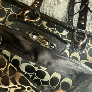 Coach Monogrammed Signature Tote Bag thumbnail 4