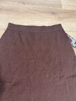 Future Collective Brown Midi Skirt Size XS thumbnail 4