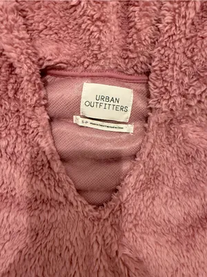 Urban Outfitters Dusty Rose Plush Hoodie thumbnail 2