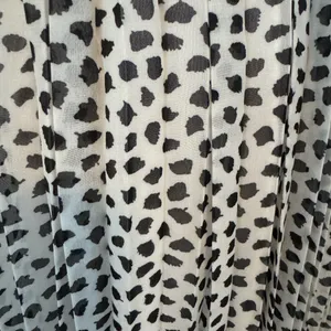 Rachel Zoe Black and White leopard print Skirt sz L thumbnail 9