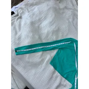 Women's American Eagle Outfitters Green Ribbed Long Sleeve Tee M thumbnail 9