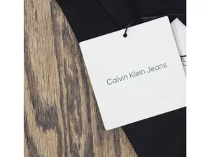 NWT Calvin Klein Womens Crepe Jersey Polo Shirt Knit 44C221G Black L thumbnail 8