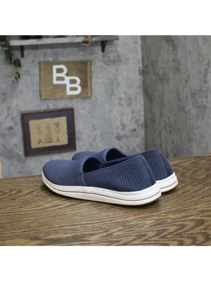 NWT Clarks Breeze Stretch Cloudsteppers Slip-On Loafer 26182066 Navy Blue 6W thumbnail 10