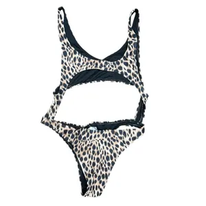 Motel Lucy One Piece Swimsuit in Original Cheetah Size Small NWT thumbnail 4
