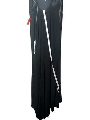 IEENA Mac Duggal Plunge Neck High Slit Gown Dress Size 10 NWT thumbnail 7