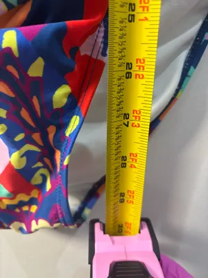 Tahari One Piece Swimsuit XL Tropical Floral Hawaiian Coastal Resort Swimwear thumbnail 5