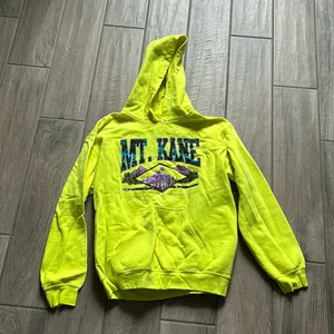 Mt Kane neon yellow hoodie thumbnail 1